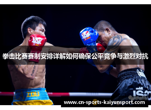 拳击比赛赛制安排详解如何确保公平竞争与激烈对抗 拳击比赛赛制安排详解如何确保公平竞争与激烈对抗