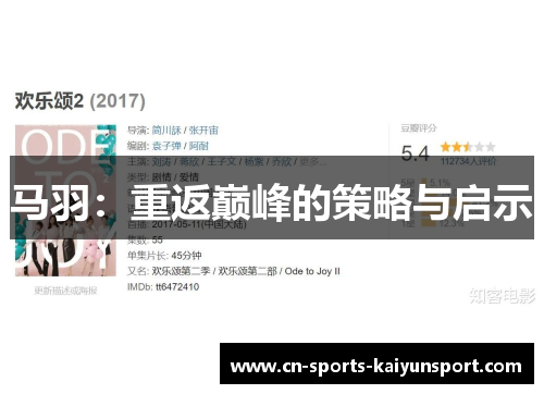 马羽：重返巅峰的策略与启示